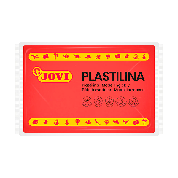 Plastilina Jovi gran 350 g Vermella