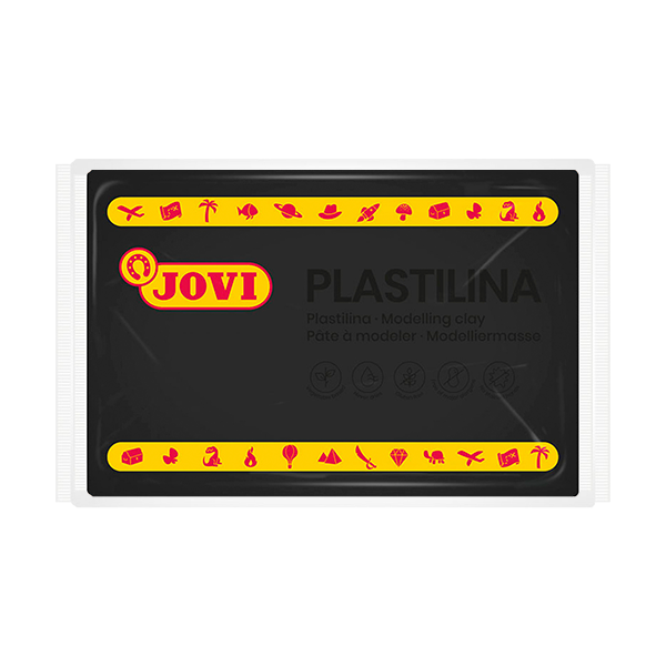 Plastilina Jovi gran 350 g Negre