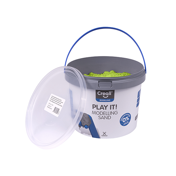 Bote arena para moldear Creall 750 g Amarillo