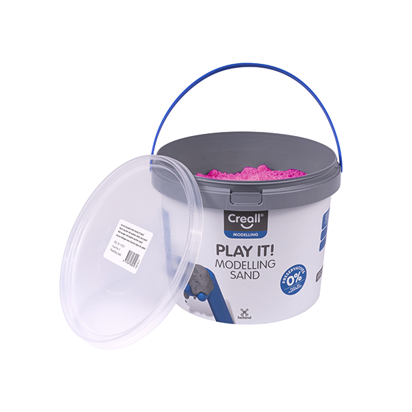 Bote arena para moldear Creall 750 g Violeta