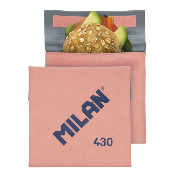 ** Porta entrepans MILAN 430 since 1918 Rosa
