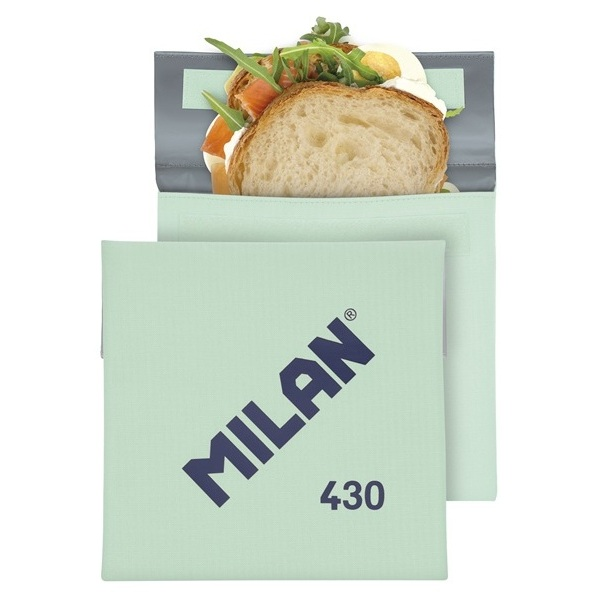 ** Porta entrepans MILAN 430 since 1918 Verd