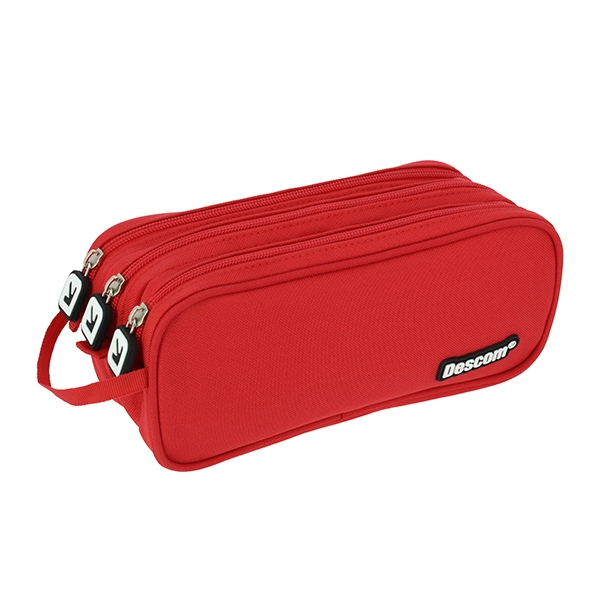 Estoig portatot triple Descom Vermell