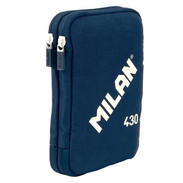 Estoig plumier 2 pisos Milan 430 Since 1918 Blau