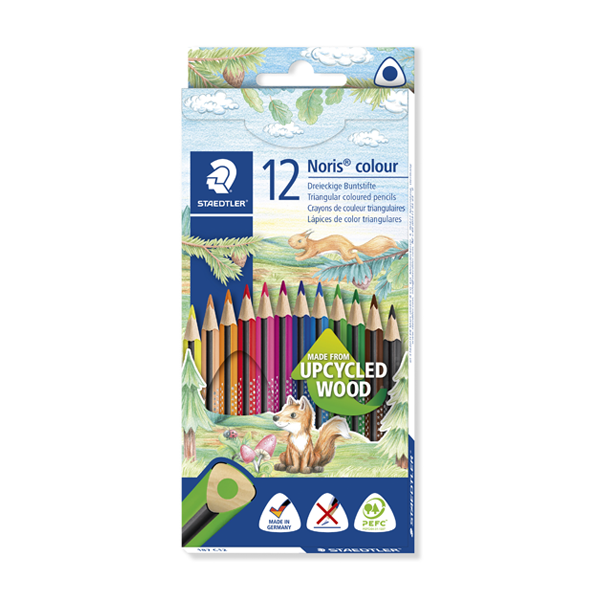 Llapis de colors Staedtler Noris Colour 187 Triplu