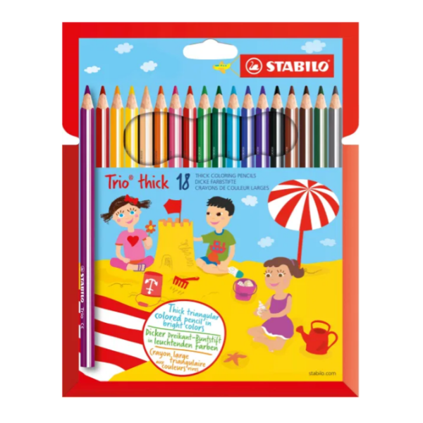 Llapis de colors Stabilo Trio Thick