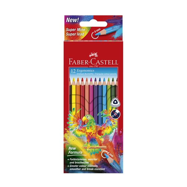 Llapis de colors ergonomics Faber-Castell triangul