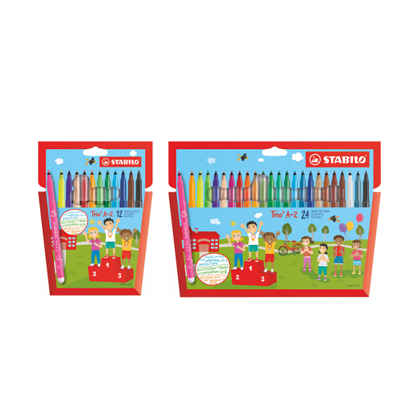 Retoladors Stabilo trio A-Z