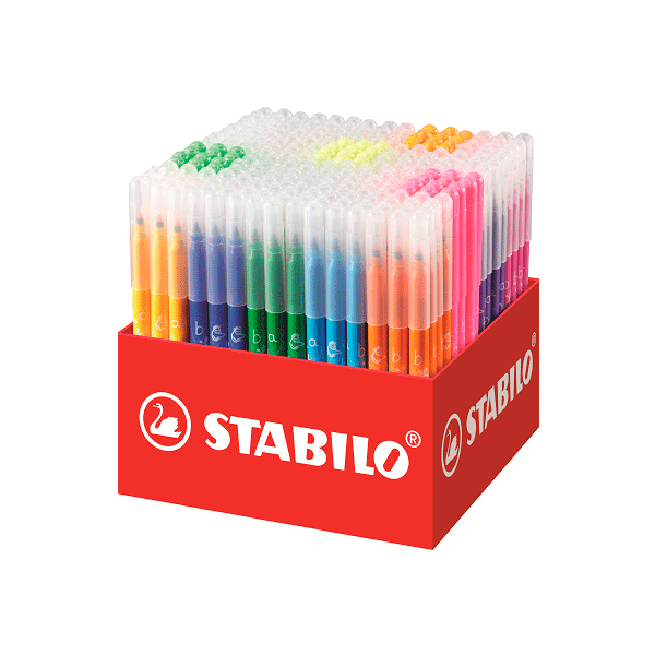 Lot escolar retoladors Stabilo Trio A-Z