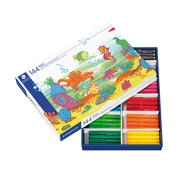 Lot escolar retoladors Staedtler Noris 340 gruixut