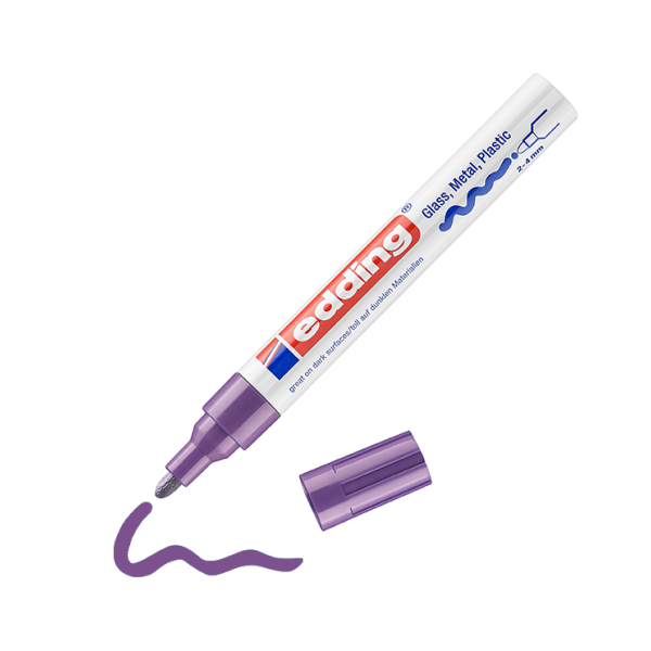 Retolador Edding 750 efecte lacat Violeta