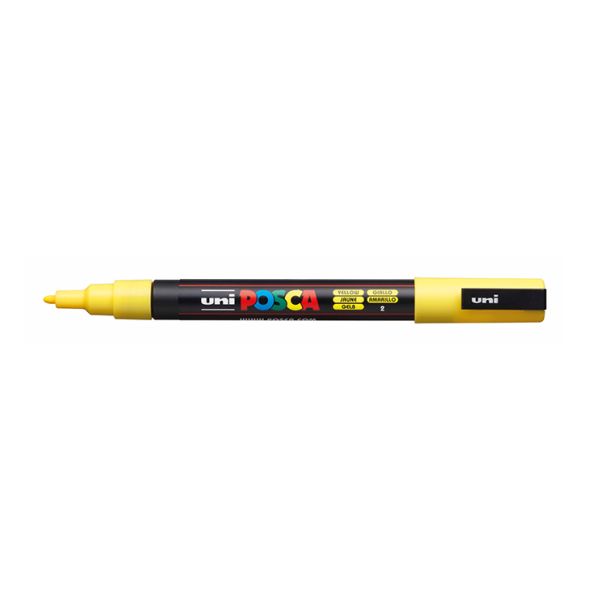 Retolador Uni Posca PC-3M Groc