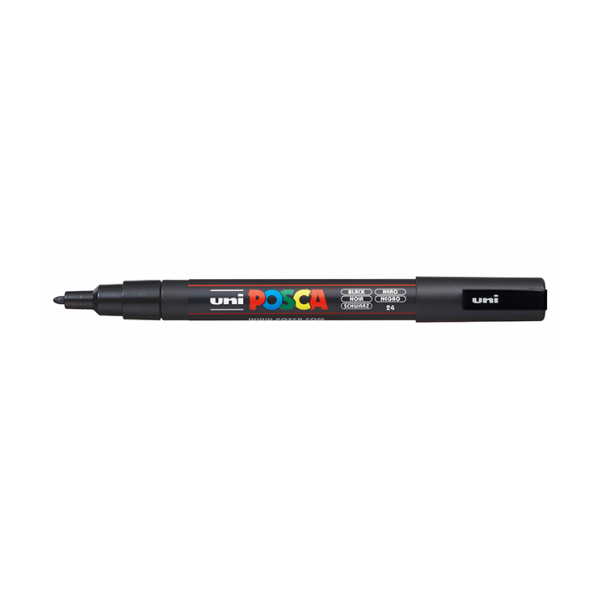 Retolador Uni Posca PC-3M Negre