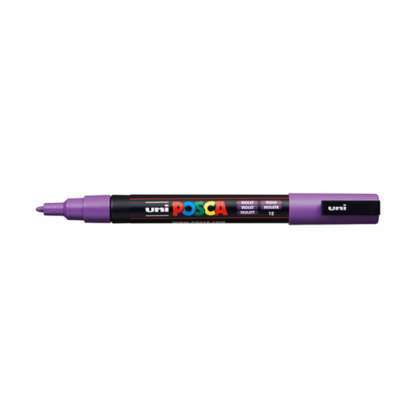 Retolador Uni Posca PC-3M Violeta