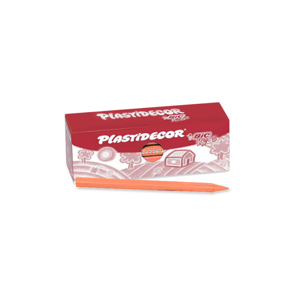 Caixa 25 ceres Plastidecor Bic Taronja