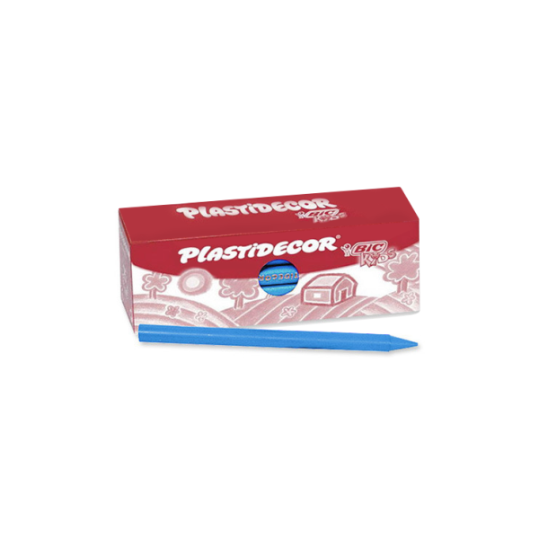 Caixa 25 ceres Plastidecor Bic Blau clar