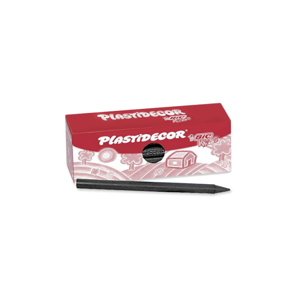 Caixa 25 ceres Plastidecor Bic Negre