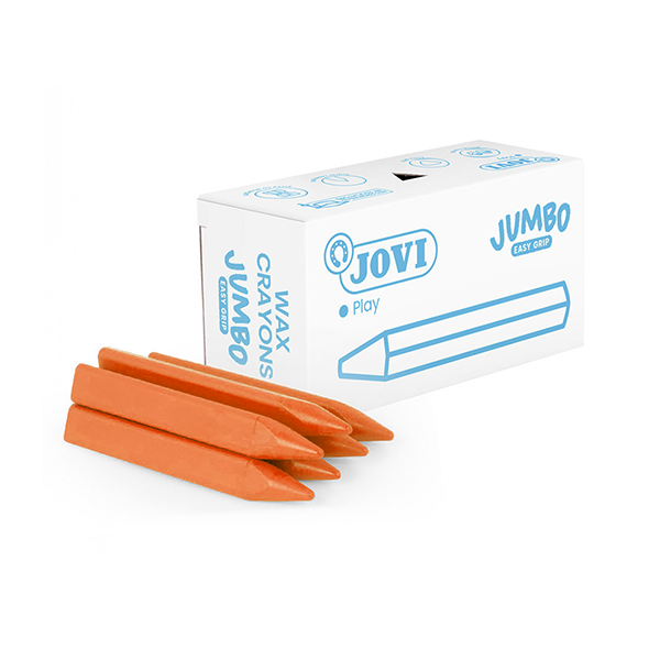 Caixa 12 ceres Jumbo Easy Grip Jovi Taronja