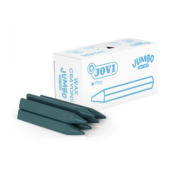 Caixa 12 ceres Jumbo Easy Grip Jovi Verd fosc