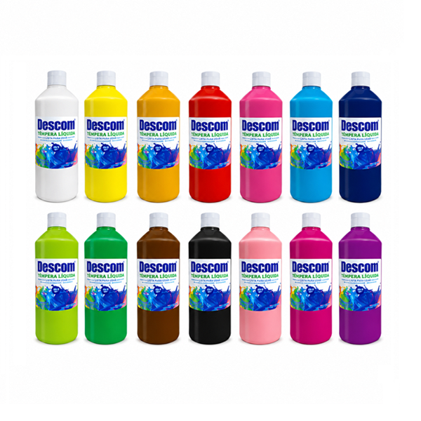 Témpera líquida Descom 500 ml
