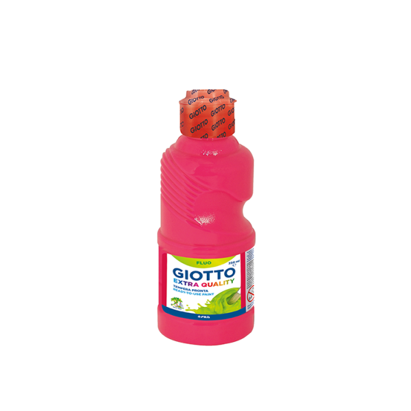 Témpera líquida fluorescent Giotto 250 ml Rosa
