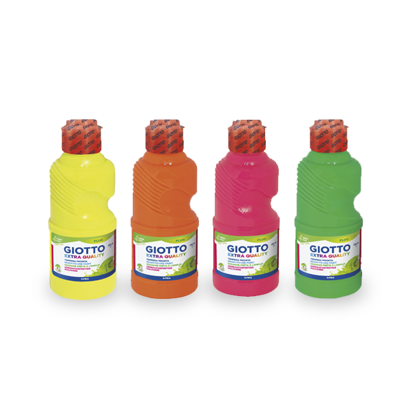 Pintura témpera líquida fluorescent Giotto 250 ml
