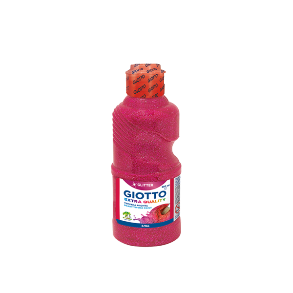 Témpera líquida purpurina Giotto 250 ml Magenta