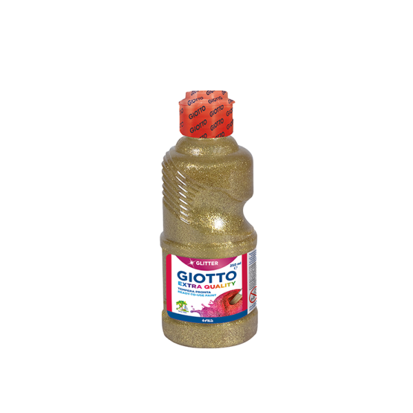 Témpera líquida purpurina Giotto 250 ml Or