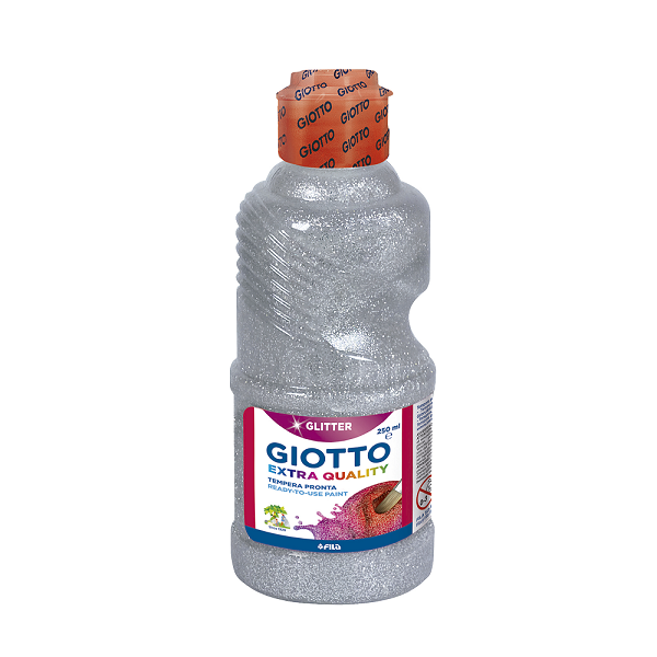 Pintura témpera líquida purpurina Giotto 250 ml