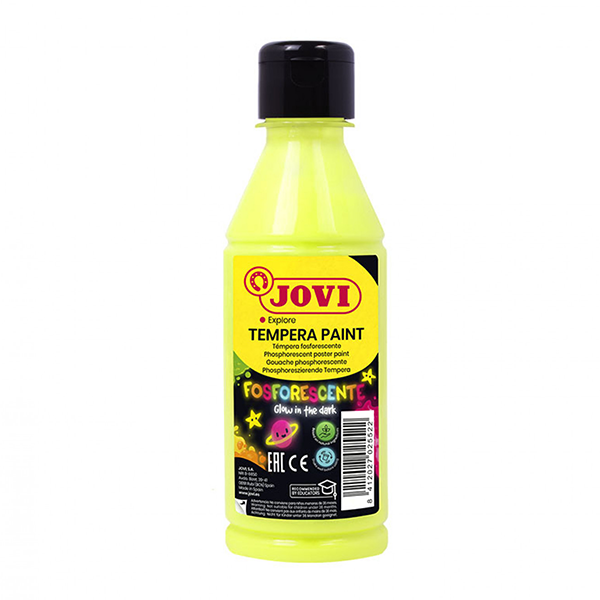 Pintura líquida fosforescent Jovi 250 ml Groc