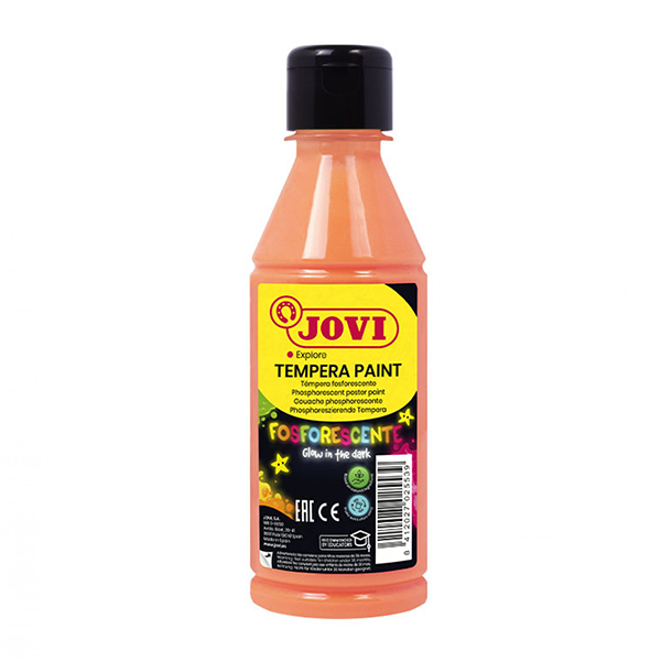 Pintura líquida fosforescent Jovi 250 ml Taronja