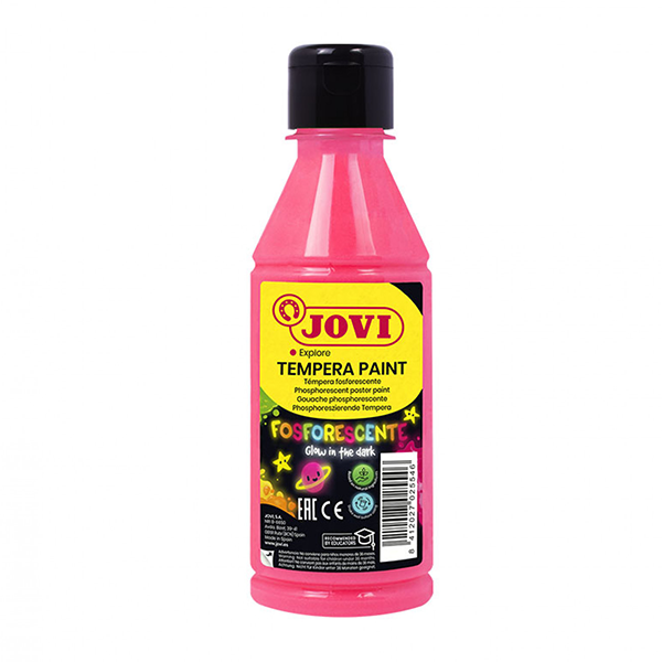 Pintura líquida fosforescent Jovi 250 ml Magenta