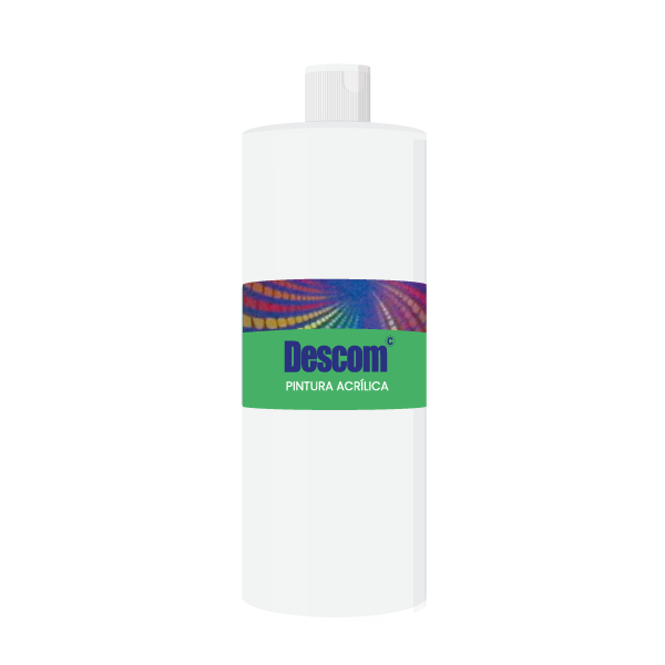 Pintura acrílica Descom 500 ml Blanca