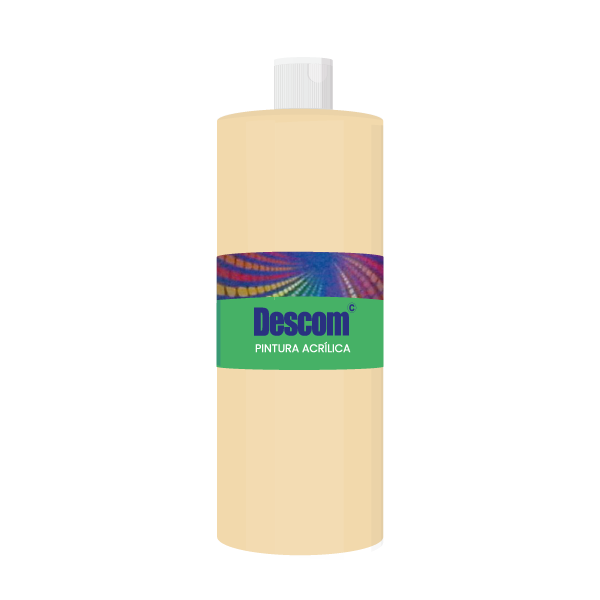 Pintura acrílica Descom 500 ml Closca d'ou