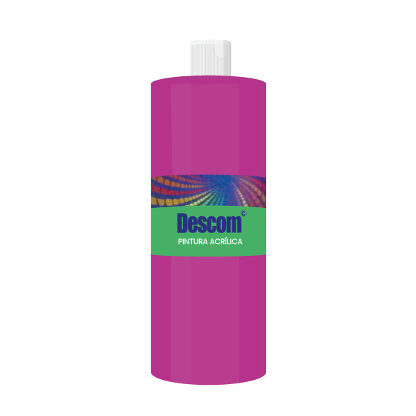 Pintura acrílica Descom 500 ml Magenta