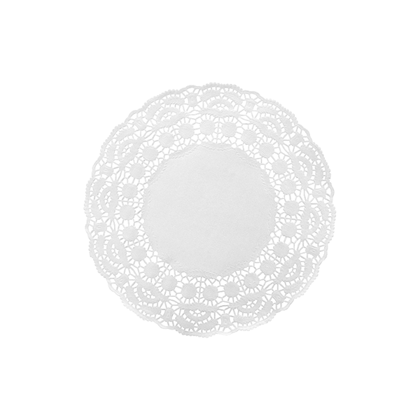 Pack 12 blondas 11 cm diámetro Blanco