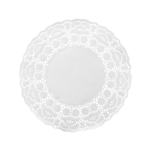 Pack 12 blondes 19 cm diàmetre Blanc