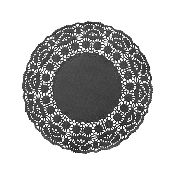 ( DESCATALOGAT ) Pack 12 blondes 19 cm diàmetre Negre