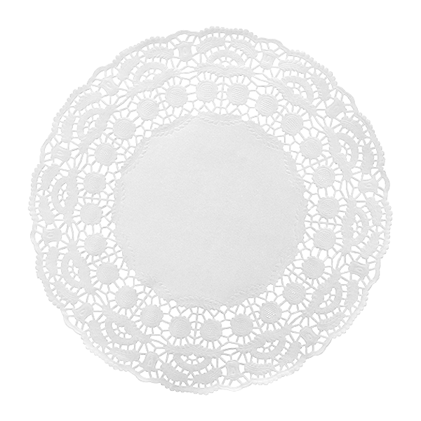 Pack 12 blondes 27 cm diàmetre Blanc
