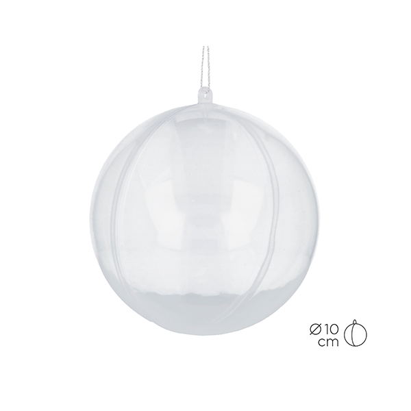 Figuras navidad plástico transparentes para colgar Innspiro