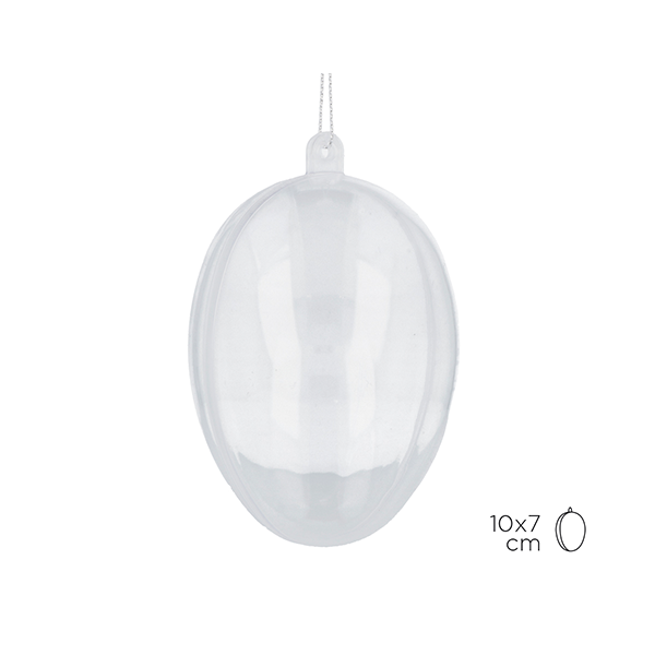 Figuras navidad plástico transparentes para colgar Innspiro