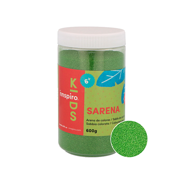 Pot 600 gr sorra de colors Verd