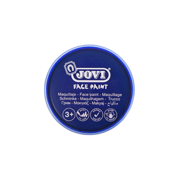 Estoig 6 pots 8 ml maquillatge Face Paint Blau fosc