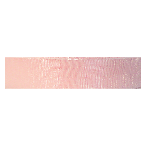 Cinta d'organdí 13 mm x 5 m Rosa
