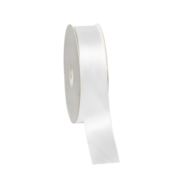 Cinta de setí 2,5 cm x 25 m Plata