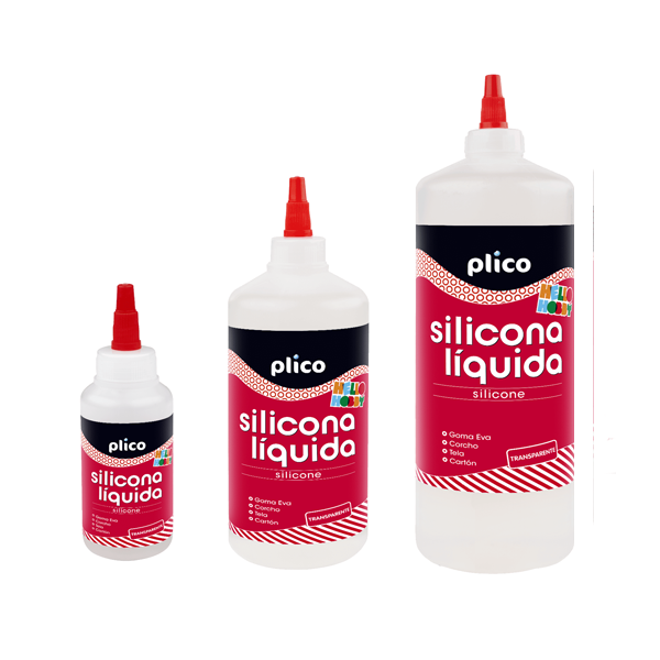 Cola silicona líquida Plico
