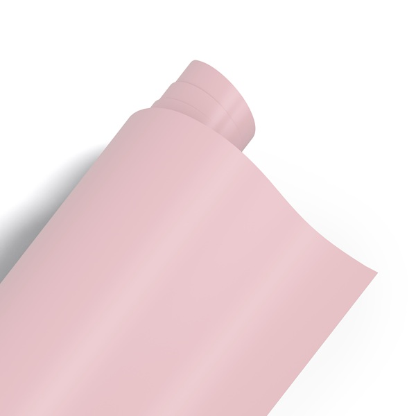 Rollo film vinilo Sadipal 183x30,5 cm Rosa claro mate