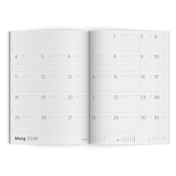 Agenda G mes vista Additio