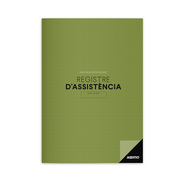 Quadern registre asistència Additio