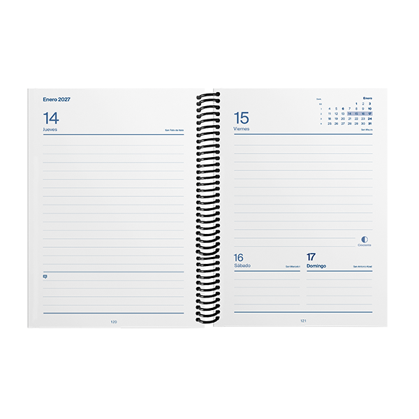 Agenda Universal Additio dia pàgina